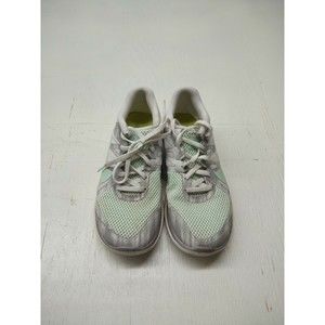 Nike Free 4.0 V4 Running Shoes, 642200-130, White/Grey/Mint, Womens US 9 VGC